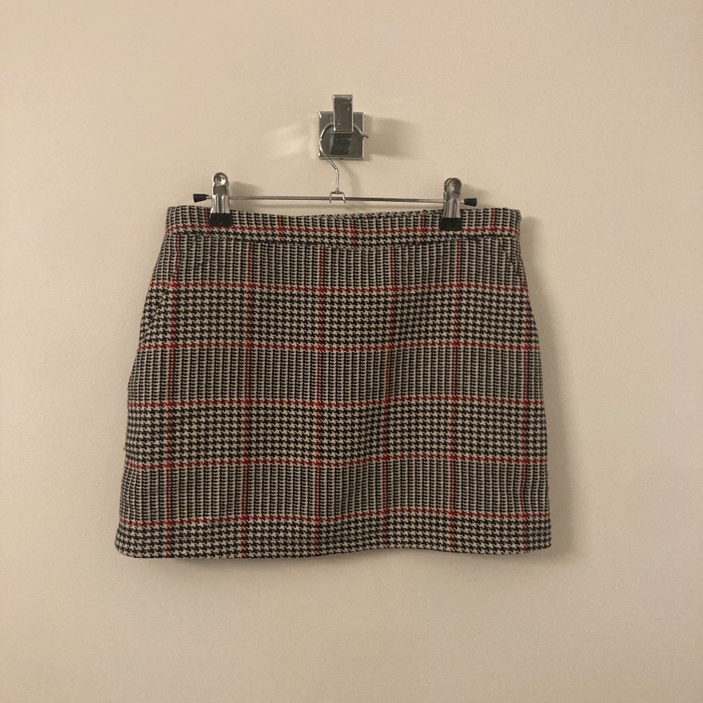 Wool Houndstooth Skort, NWOT